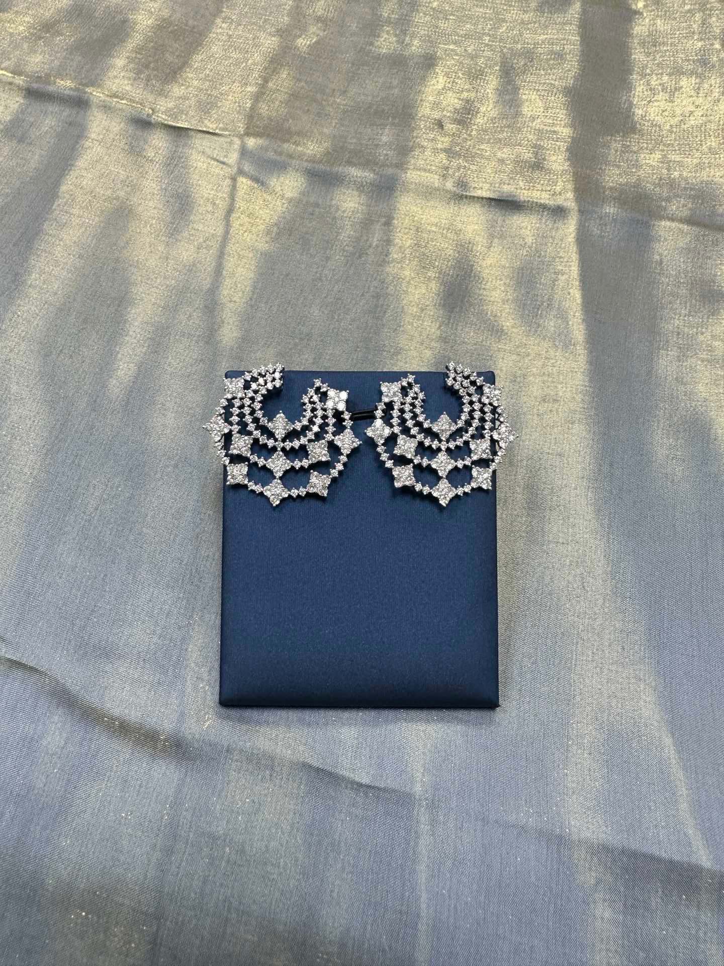 APM Monaco Diamond Stud Earrings